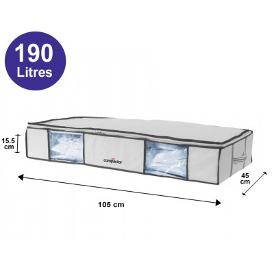 Lot promo rentable 2 housses rangement sans air plates Compactor 190L