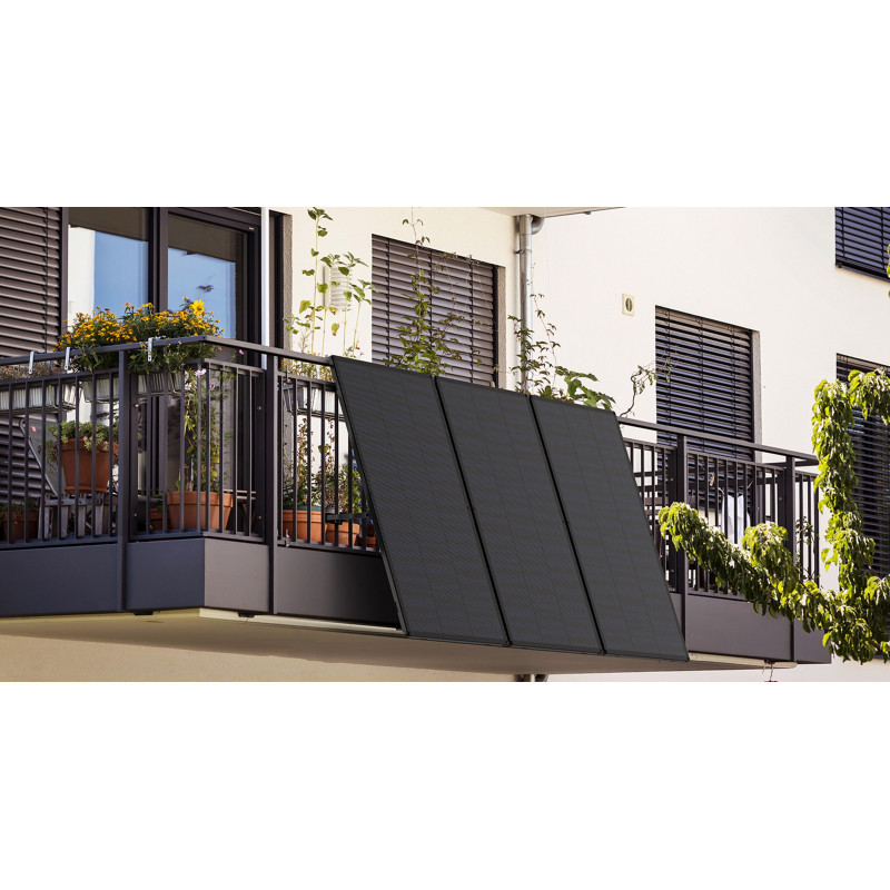 Lampe solaire pour balcon, noir Casa Bonita