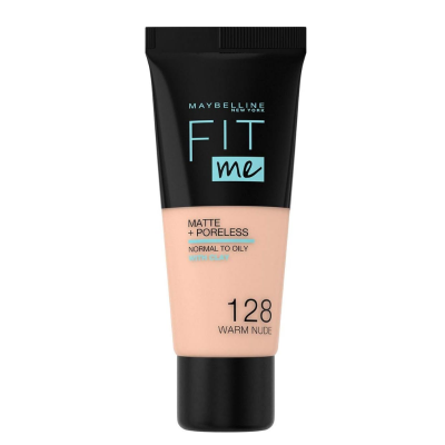 Maybelline New-York - Fond de Teint Fluide Fit Me Peaux normales à grasses - Teinte : 128