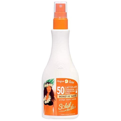 Soleil Des Îles Lait Solaire Hydratation & Protection Haute SPF 50 Monoï de Tahiti 150ml