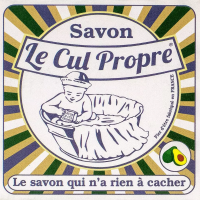 Savon le Cul Propre karité et huile d'avocat 100g