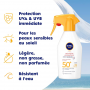 NIVEA SUN Spray solaire Sensitive Protection Immédiate Peaux Sensibles FPS 50+