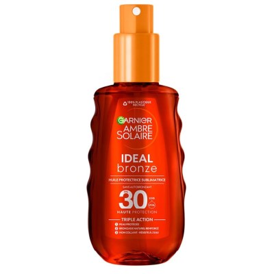 Garnier Ambre Solaire Ideal Bronze - Huile Protectrice Sublimatrice SPF 30