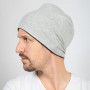 Beanie anti-ondes Réversible noir et gris