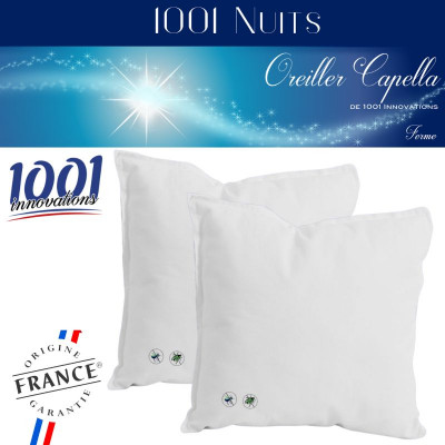 Oreiller Anti-moustiques et Anti-punaises de lit 60x60 cm Ferme Lot de 2