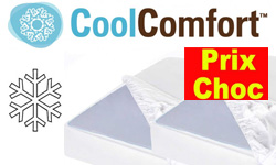 Promo Cool Comfort : soldes de surmatelas et oreillers frais Cool Comfort pour dormir au frais l’été